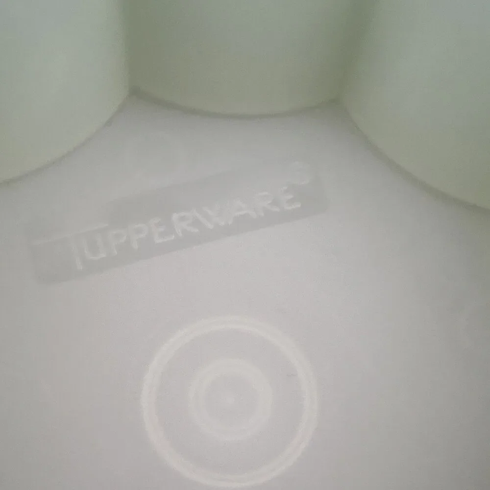 VINTAGE 3 PIECE TUPPERWARE JELLO MOLD ICE RING MINT GREEN.  1202, 1201, 1203